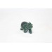 Elephant Stone Figure Statue Carved Hand Figurine Green Jade Natural Home D323